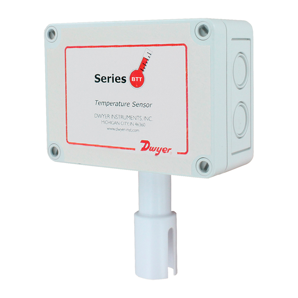 BTT-O25-1 | DWYER | Sensor de temperatura de ar exterior PT1000 com saída 4-20mA