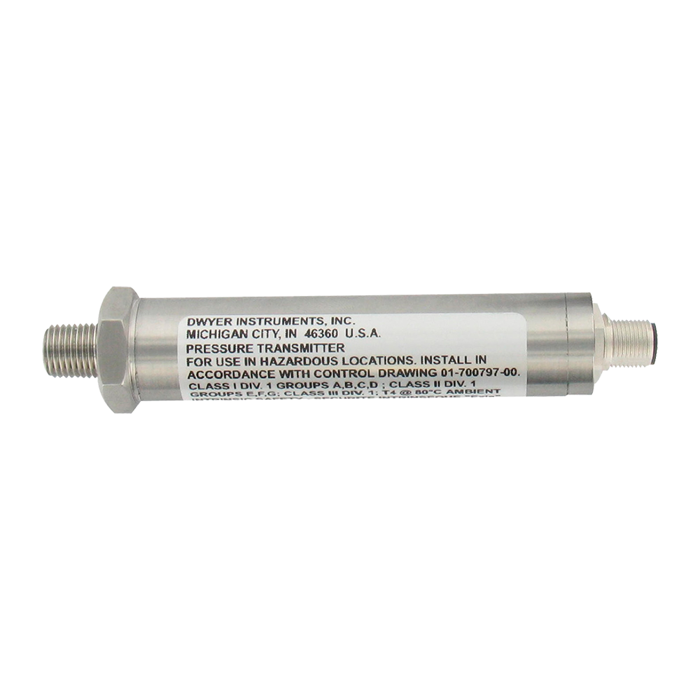 IS626-11-GH-P1-E1-S1 | DWYER | Transmissor de pressão (4-20mA) de segurança para gás inflamável