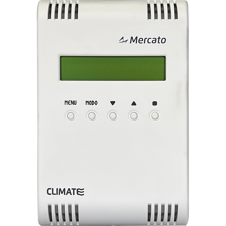 MDR-PRO | MERCATO | Display remoto para linha ClimatePRO com sensor de temperatura incorporado