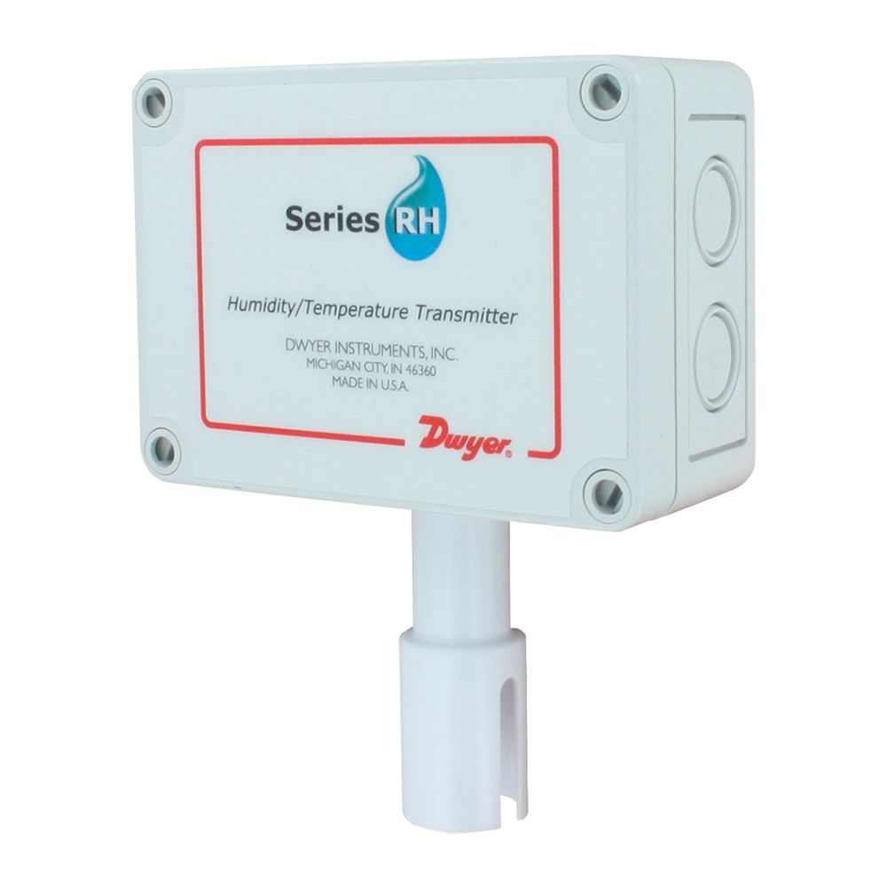 RHP-2O10 | DWYER | Sensor de umidade (4-20mA) de ar externo com precisão de 2%