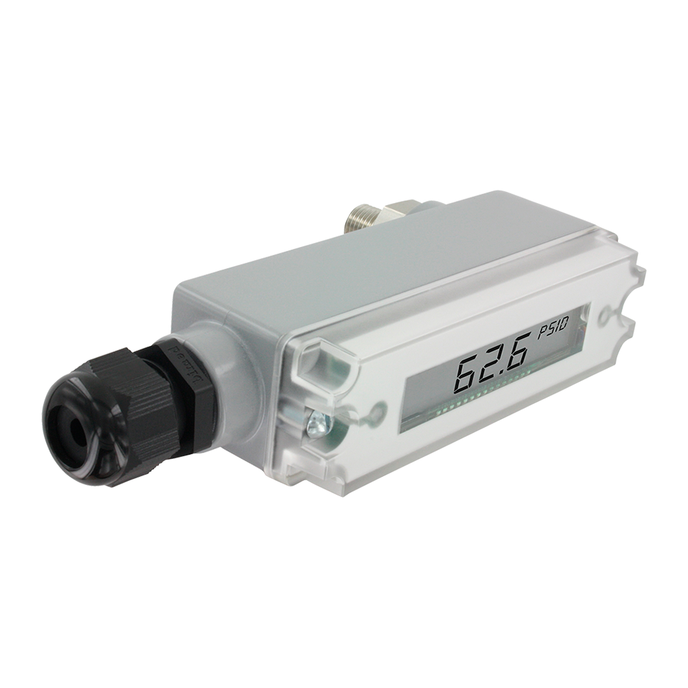 626-10-CB-P1-E1-S1-LCD | DWYER | Sensor de pressão (4-20mA) de água com range de 0 a 100psi e com display LCD
