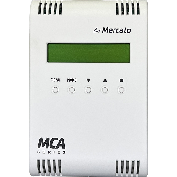 MCA-P-COM | MERCATO | Controlador ambiente de temperatura proporcional com comunicação Modbus e BACnet