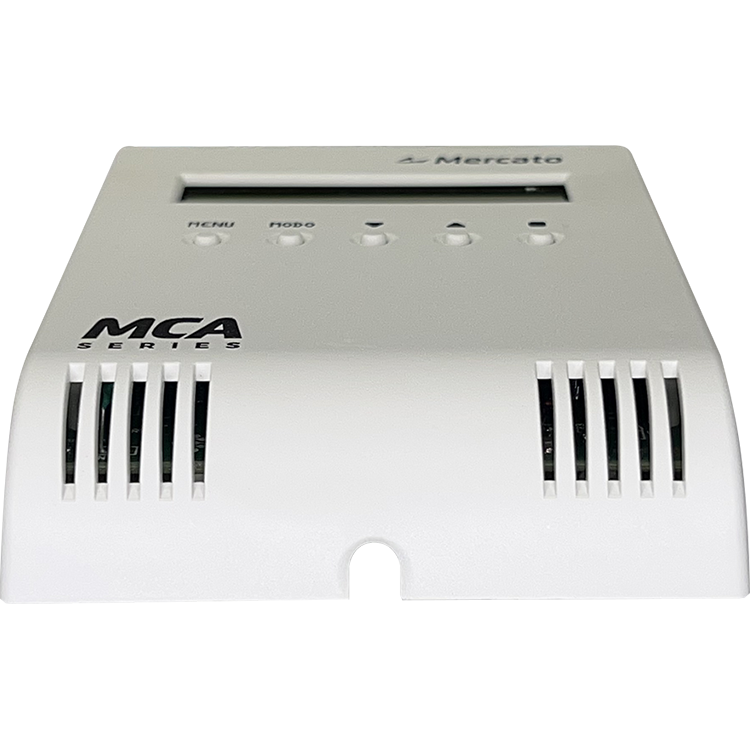 MCA-TU-COM | MERCATO | Controlador ambiente de temperatura e umidade com comunicação Modbus e BACnet