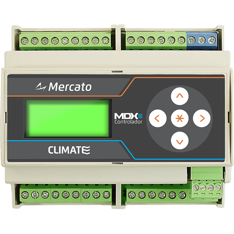 MDX | MERCATO | Controlador configurável para climatizadores tipo expansão direta Modbus
