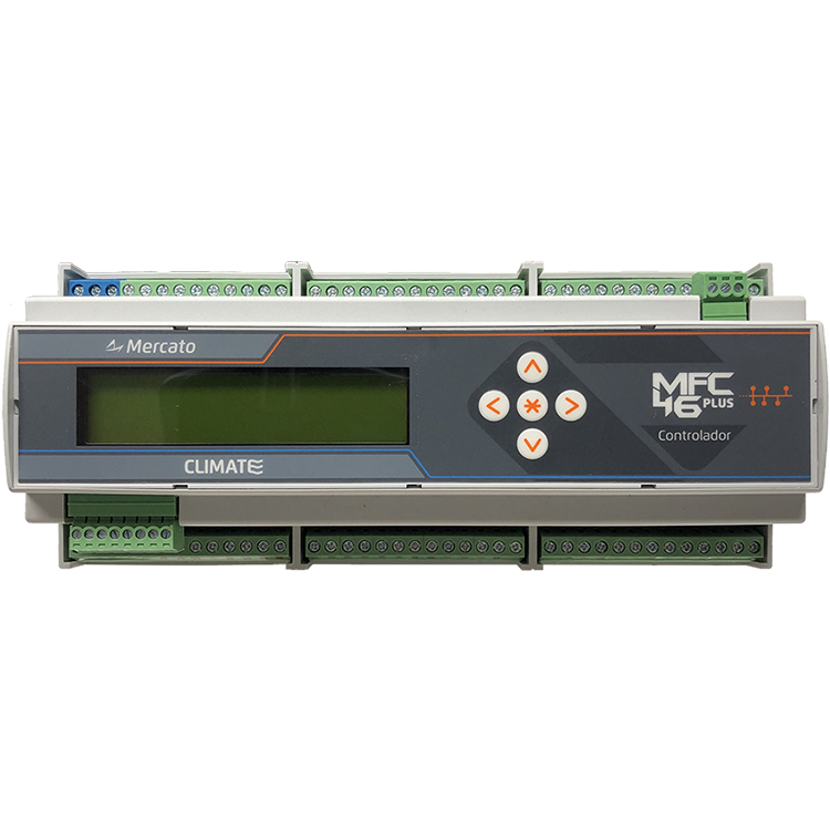 MFC46-PLUS | MERCATO | Controlador configurável para unidades de tratamento de ar Modbus e BACnet
