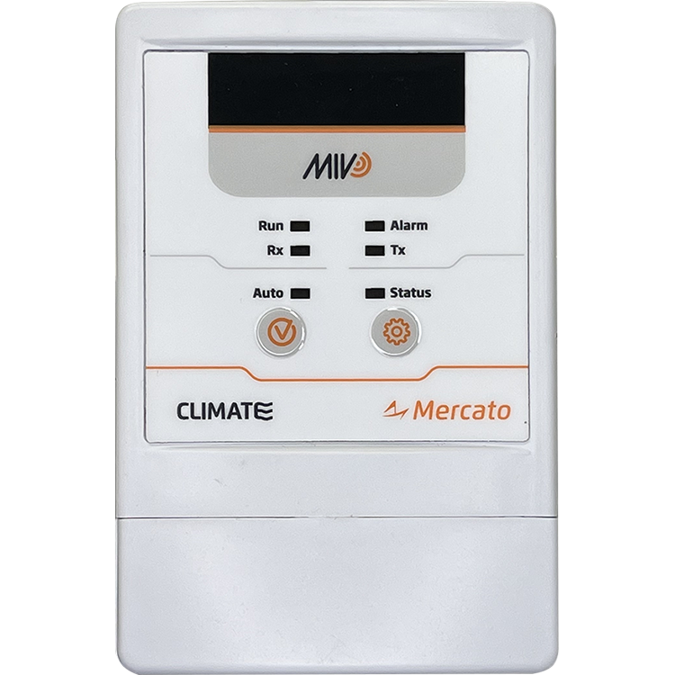 MIV | MERCATO | Interface infra-vermelha para equipamentos de HVAC ambiente com comunicação Modbus RTU