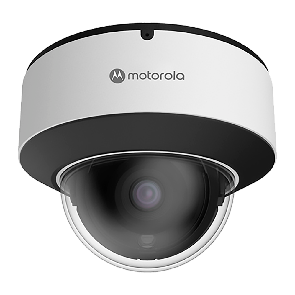 MTIDM032801 | MOTOROLA | Câmera IP tipo Dome de 2MP em metal com lente de 3.6mm, IR de 30 metros, IK10 e detecção de face