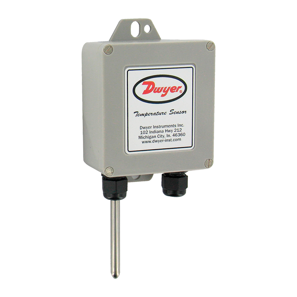 O-4E | DWYER | Sensor de temperatura de ar exterior PT1000 2 fios