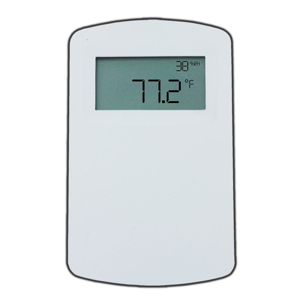 RHP-2N44-LCD | DWYER | Sensor de umidade (4-20mA ou 0-10V) e temperatura (4-20mA ou 0-10V) para ambiente com precisão de 2% e display LCD